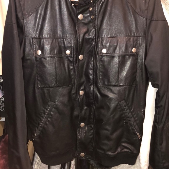 Leather gucci bomber - Picture 1 of 2